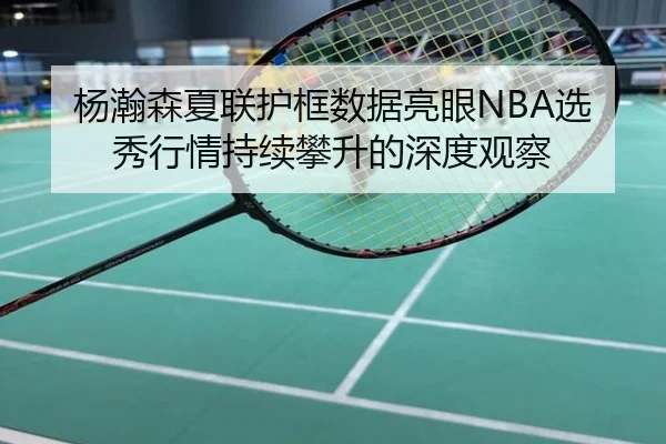 杨瀚森夏联护框数据亮眼NBA选秀行情持续攀升的深度观察